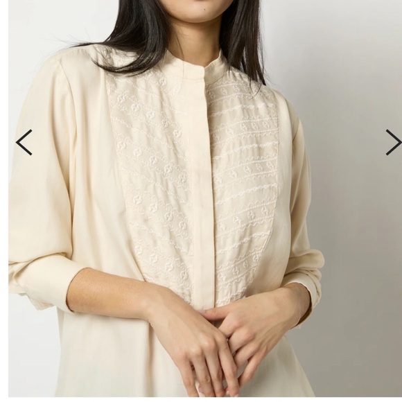 ISABEL MARANT ÉTOILE Britten Blouse in Ecru 🤍 BRAND NEW with Tags - Picture 2 of 16